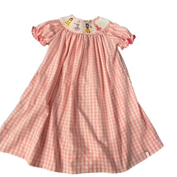 smocked a lot Other - Smocked A Lot Classic Bishop Pink Gingham Dress 2-3